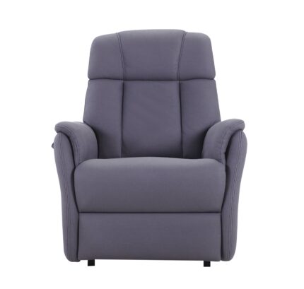 Grey Rubber Cloth Single Seat Sofa