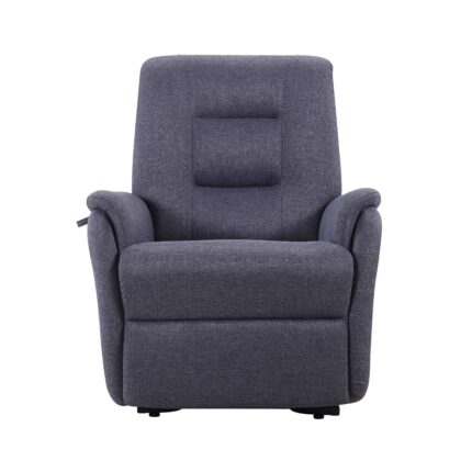 Grey Rubber Cloth Single Seat Sofa