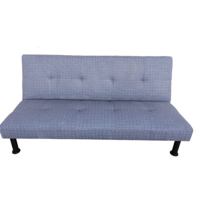 Grayish Blue Linen Living Room Sofabed